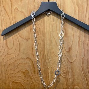 Ralph Lauren Silvertone link necklace